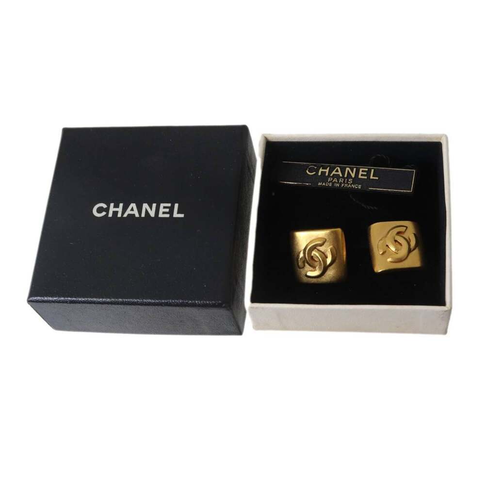 Chanel Cc Logo Clip-On Earrings Metal #229058C92B - Picture 8 of 8